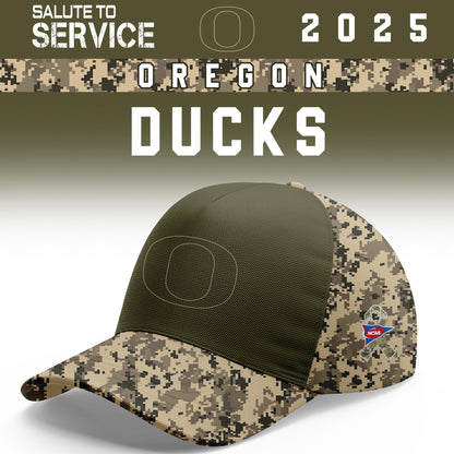 Oregon Ducks Salute To Service Limited Hoodie and Cap 2025 Collection