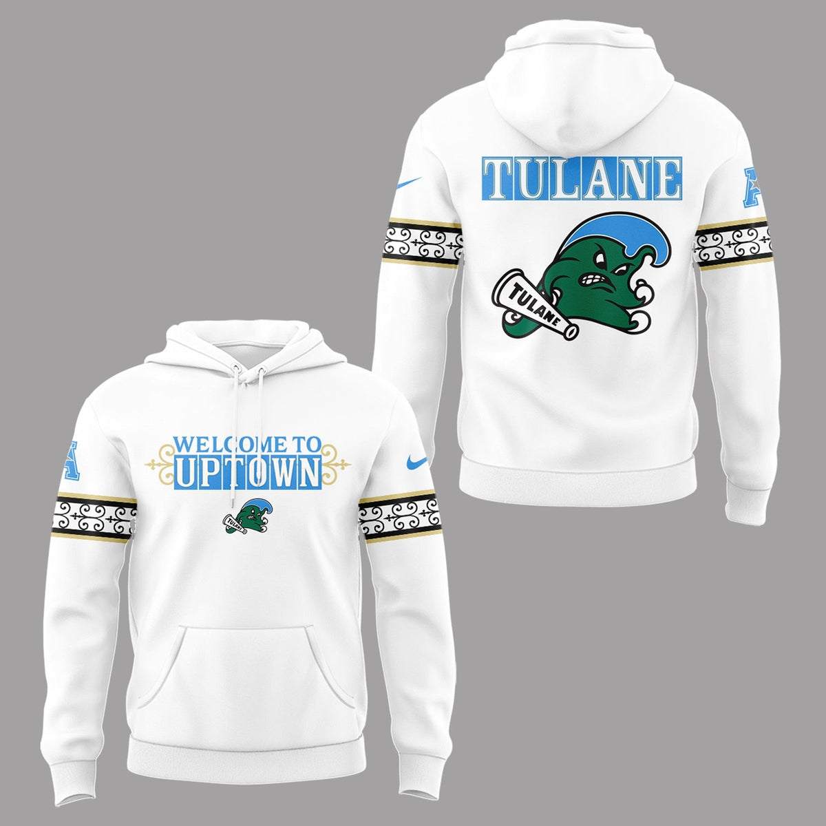 Limited Edition Tulane Football City Edition #UptownFootball Hoodie-PA102225003