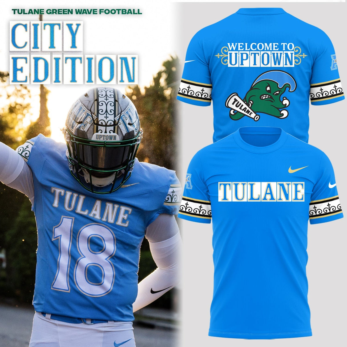 Limited Edition Tulane Football City Edition #UptownFootball Shirt-PA102225006