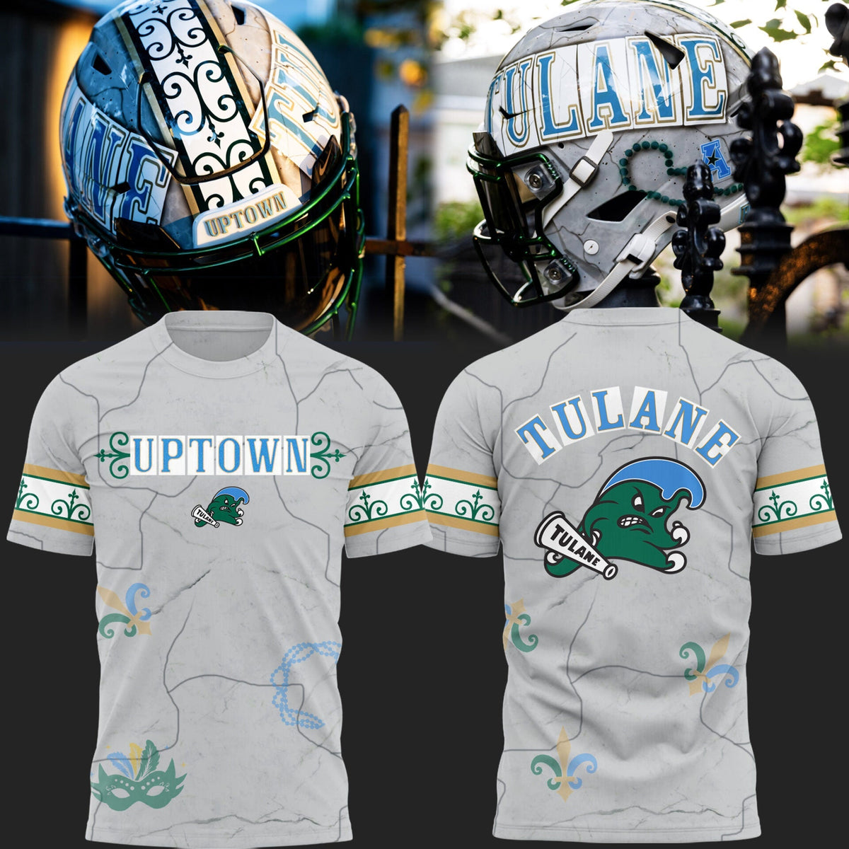 Limited Edition Tulane Football City Edition #UptownFootball TShirt-PU25102207