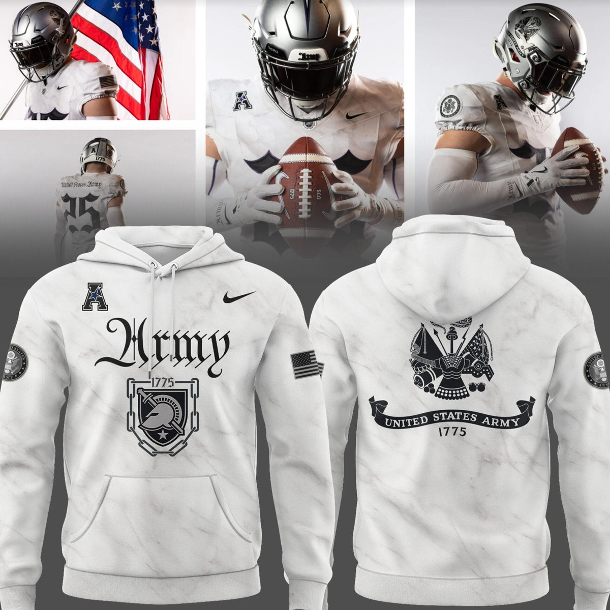 Army Hoodie For The Army-Navy Game - New Released Uniform Edition Army’s 250 Years Hoodie