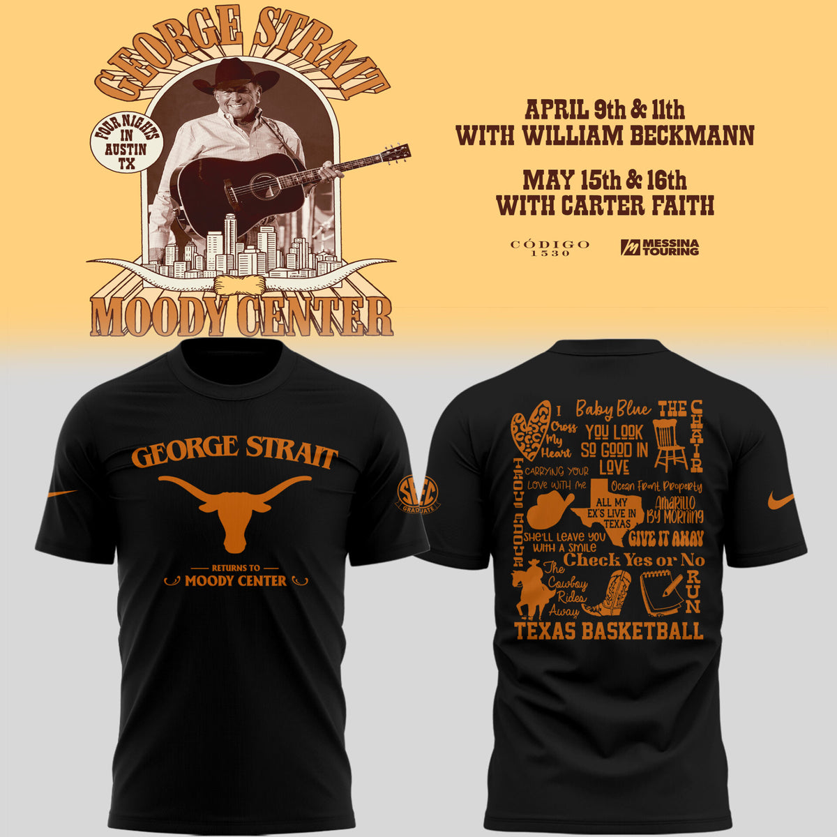 Texas GS returns to Moody Center on May 15 & 16TShirt