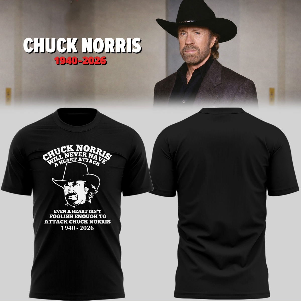 REST IN PEACE 🖤🕊️ C.Norris Tshirt