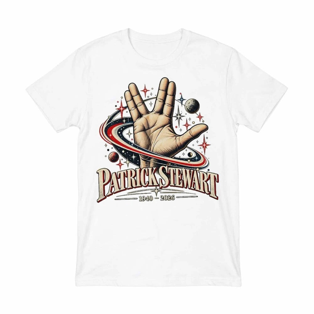 In Loving Memory Patrick Stewart 1940-2026 Rest In Peace Comfort Colors T-Shirt