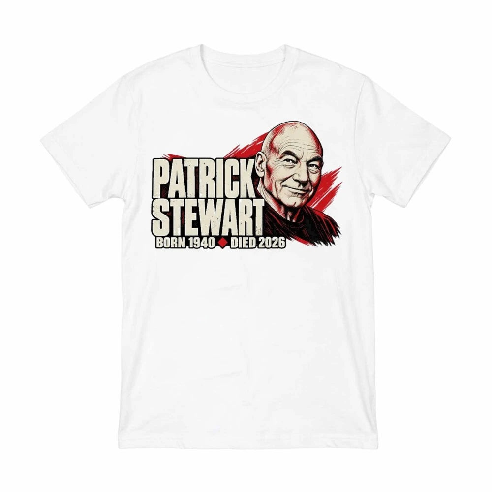In Loving Memory Patrick Stewart 1940-2026 Rest In Peace Comfort Colors T-Shirt