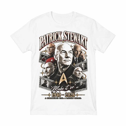 In Loving Memory Patrick Stewart 1940-2026 Rest In Peace Comfort Colors T-Shirt