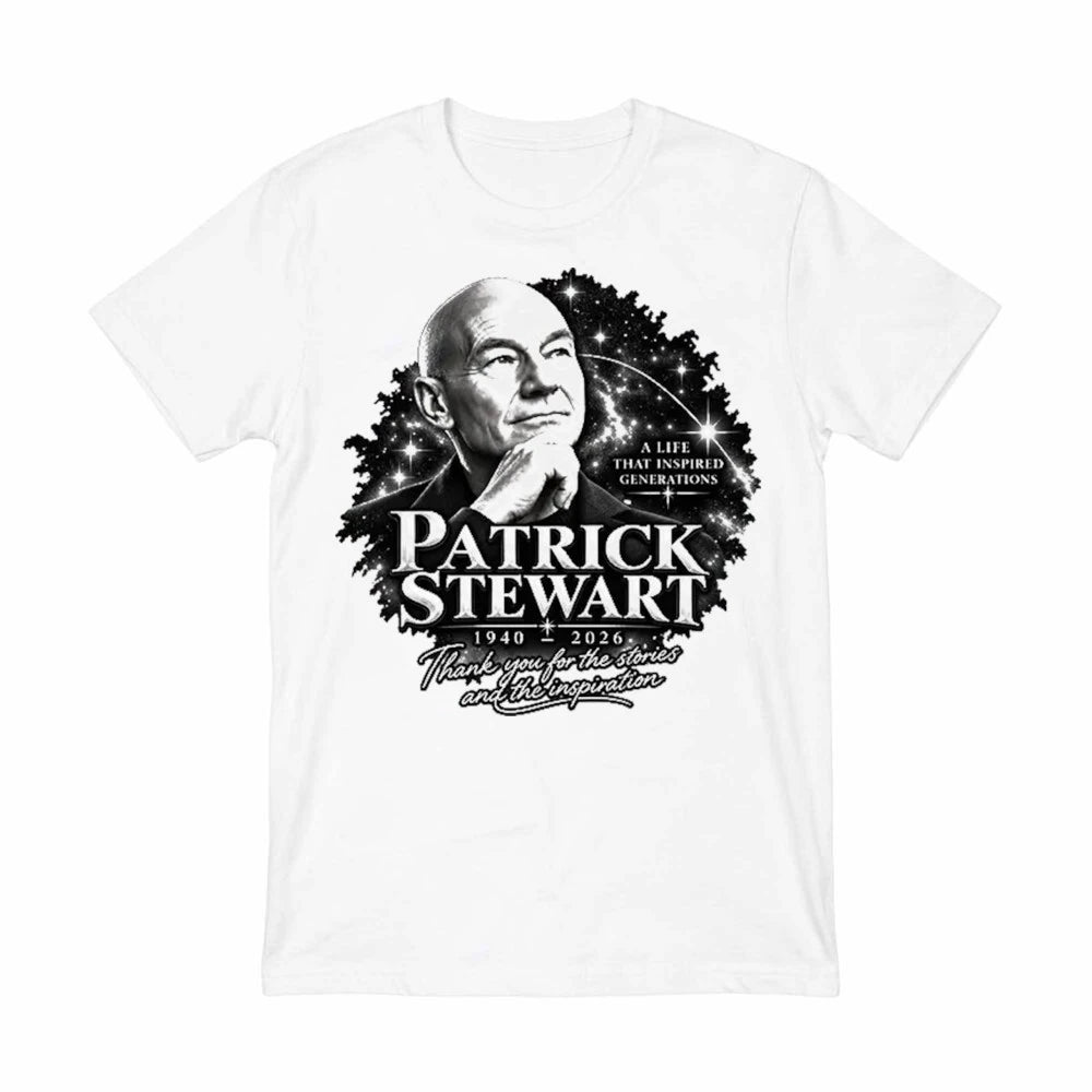 In Loving Memory Patrick Stewart 1940-2026 Rest In Peace Comfort Colors T-Shirt