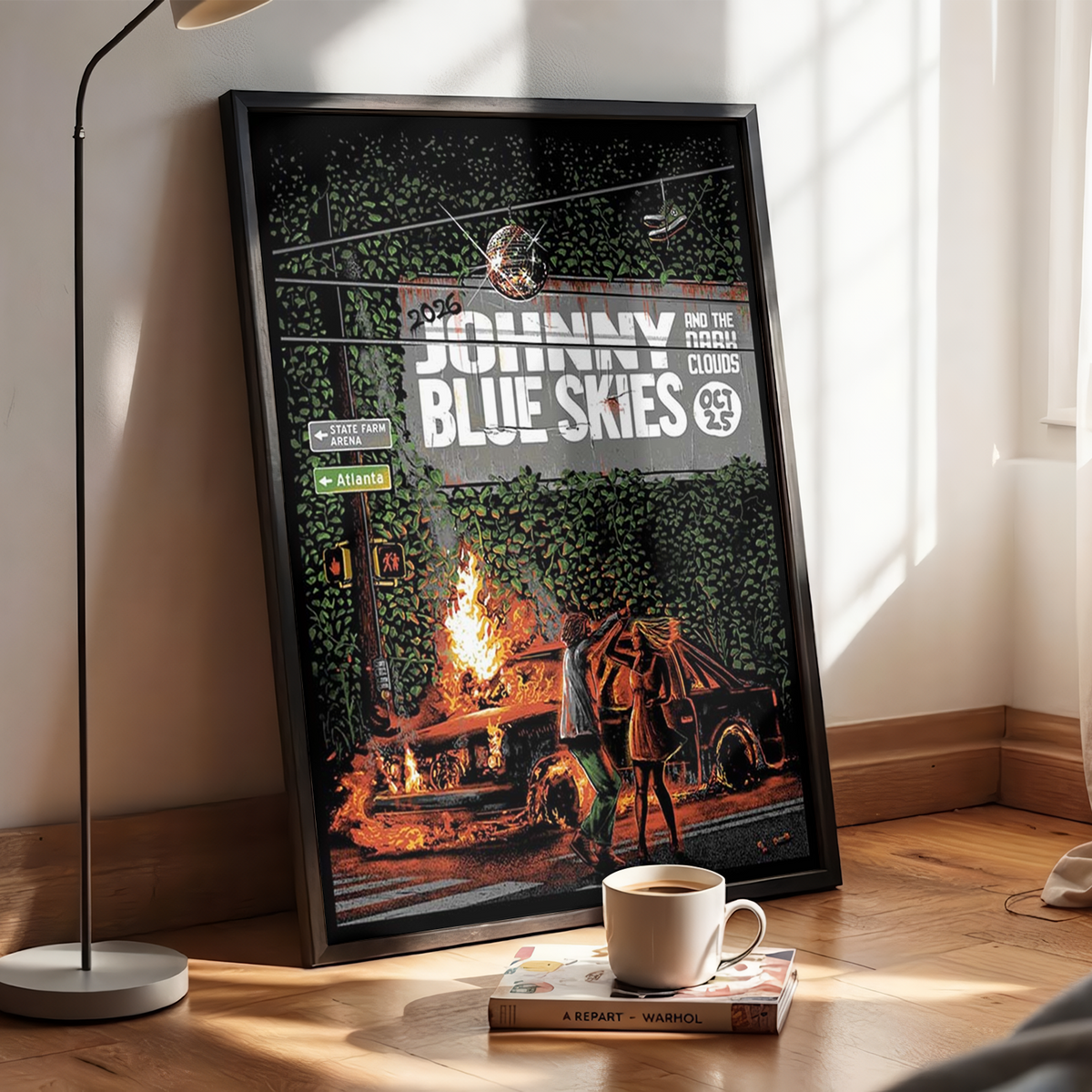 Johnny Blue Skies And The Dark Clouds Atlanta GA 2026 Event Poster Live At State Farm Arena October 25 2026 Decor Poster Canvas