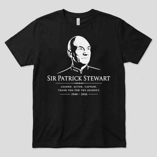 In Loving Memory Patrick Stewart 1940-2026 Rest In Peace Comfort Colors T-Shirt