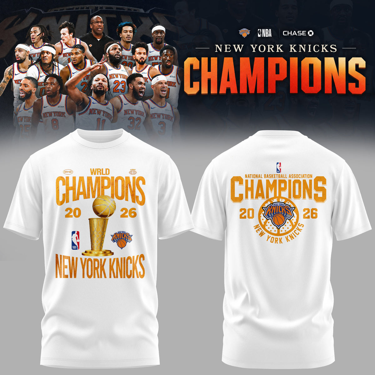 New York Knicks Eastern Conference Champions Edition Tshirt