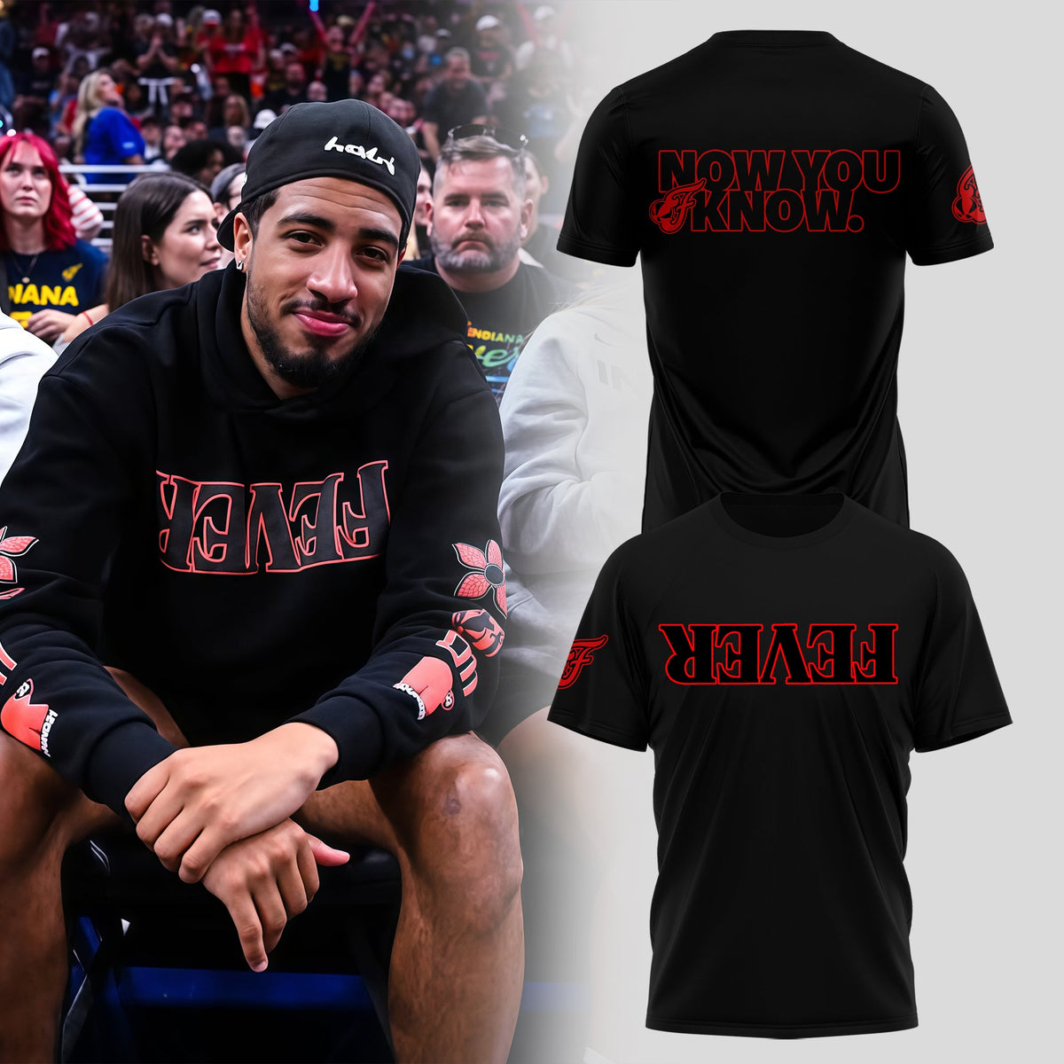 Indiana Fever Limited Edition Stranger Things T-Shirt