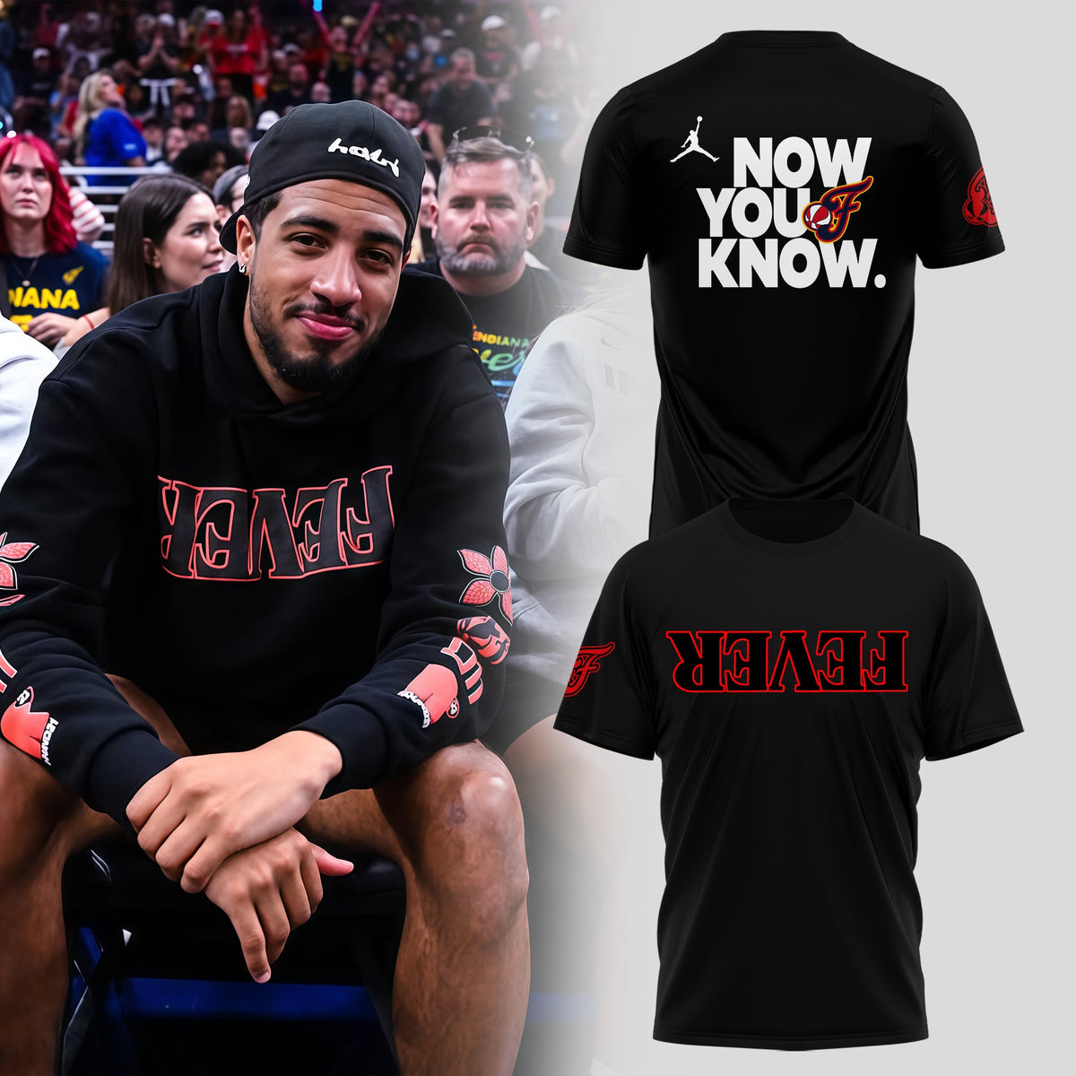Indiana Fever Limited Edition Stranger Things T-Shirt