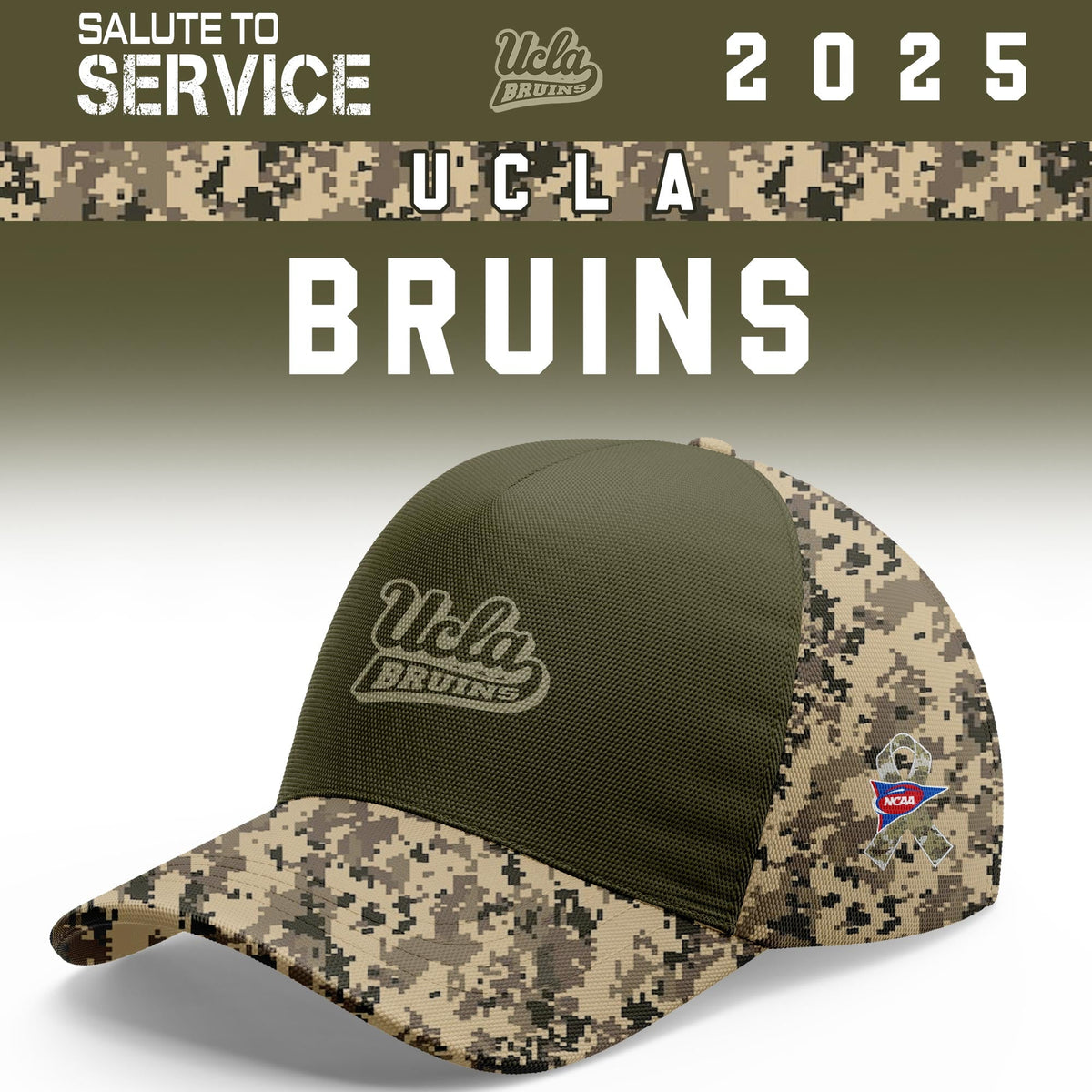 UCLA Bruins Salute To Service Limited Hoodie and Cap 2025 Collection