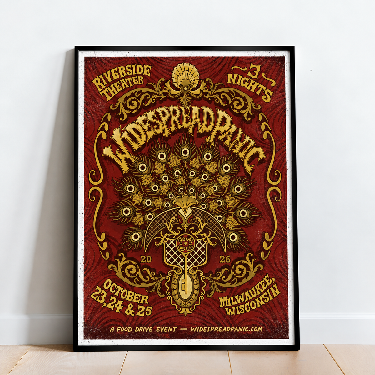 Widespread Panic Milwaukee WI 2026 Event Poster
