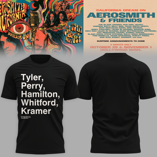 🤘 Aerosmith & Friends October 29–November 1 Tee