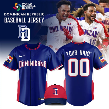 Dominican Republic Baseball 2026 World Baseball Classic Jersey Limited