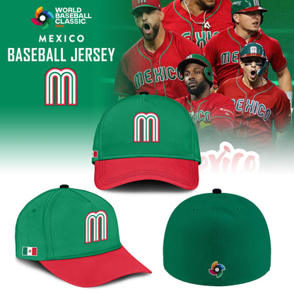 _ Mexico Baseball x Born x Raised Green 2026 World Baseball Classic Jersey Limited Edition White