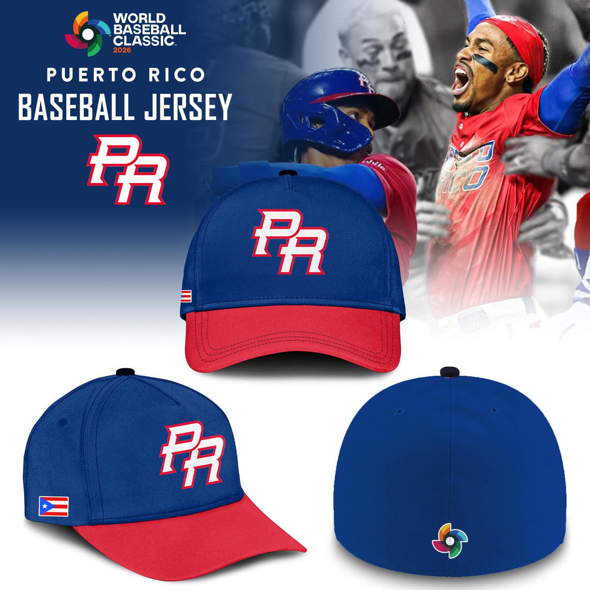 Puerto Rico Baseball 2026 World Baseball Classic Hoodie Limited