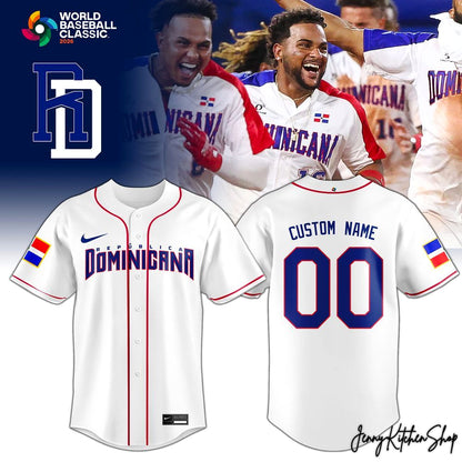 Dominican Republic Baseball 2026 World Baseball Classic Baseball Jersey