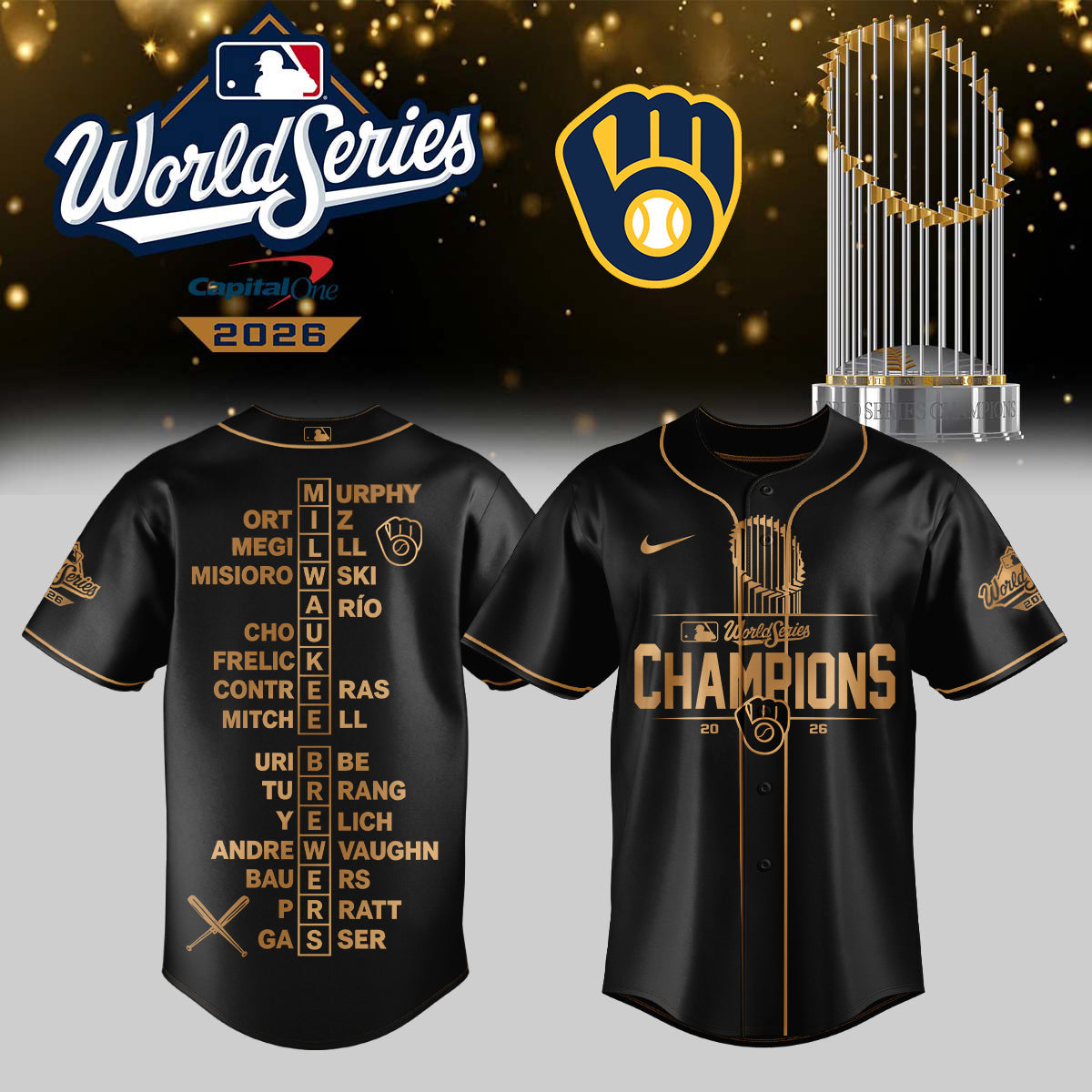 Milwaukee Brewers 2026 World Series Champions – Jersey