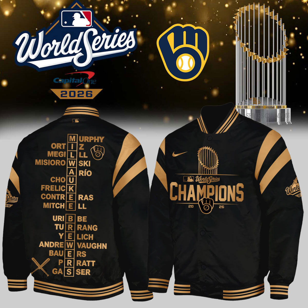 ,Milwaukee Brewers 2026 World Series Champions – Bomber