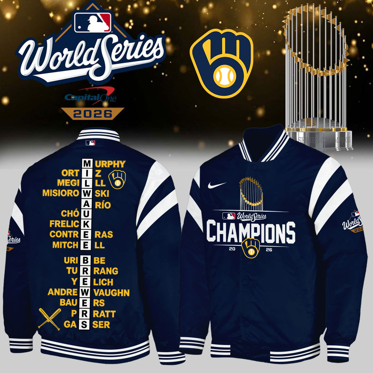 ,Milwaukee Brewers 2026 World Series Champions – Bomber