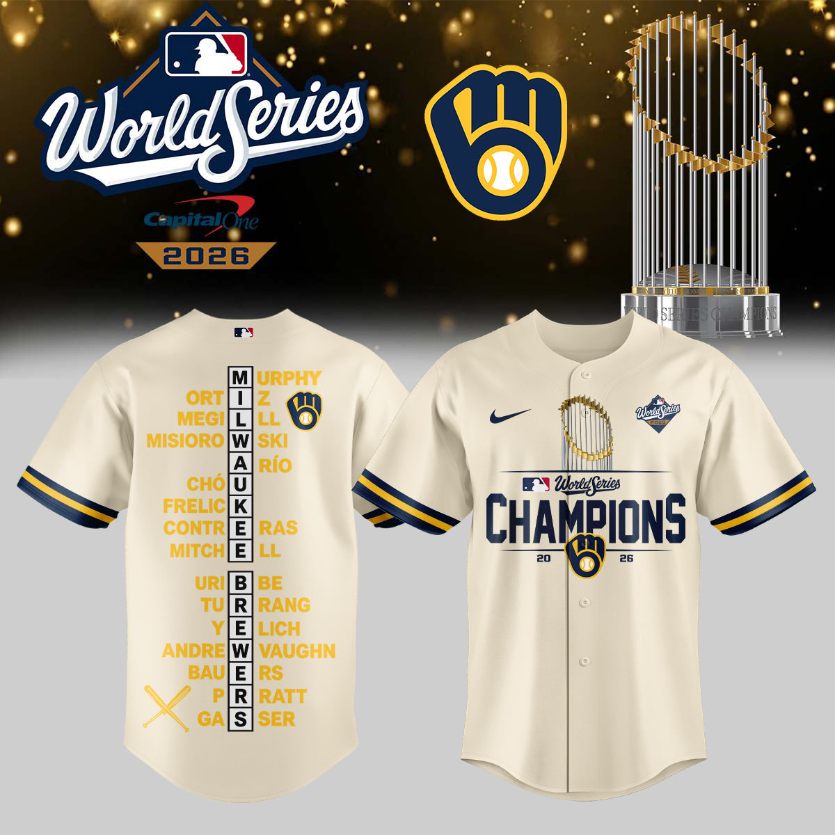 Milwaukee Brewers 2026 World Series Champions – Jersey