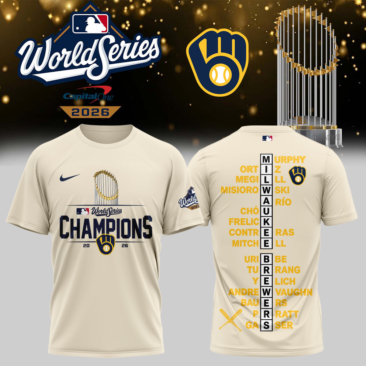 Milwaukee Brewers 2026 World Series Champions – Tshirt