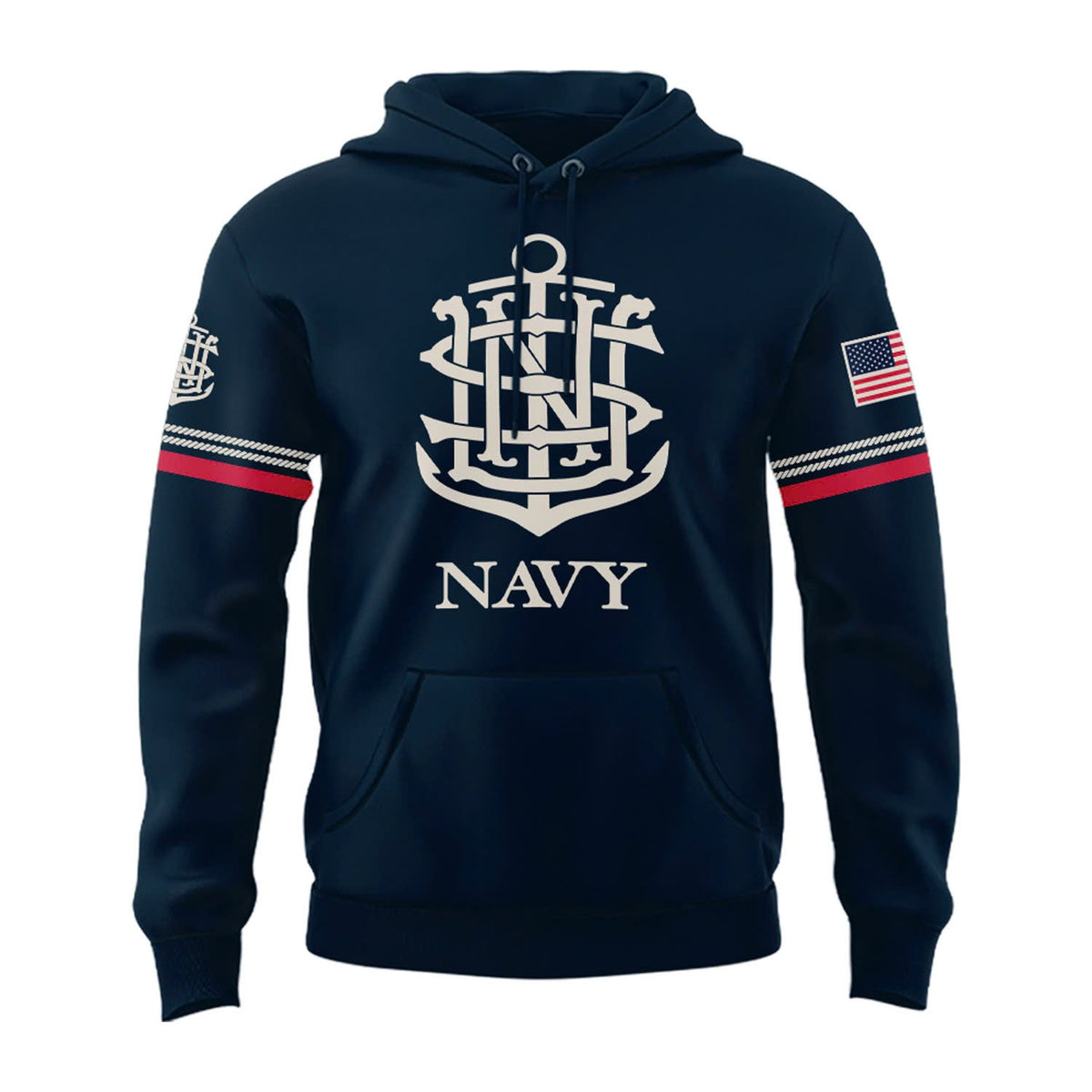 Navy Midshipmen 250th Anniversary Uniform Sideline Collection Replica Hoodie