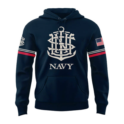 Navy Midshipmen 250th Anniversary Uniform Sideline Collection Replica Hoodie