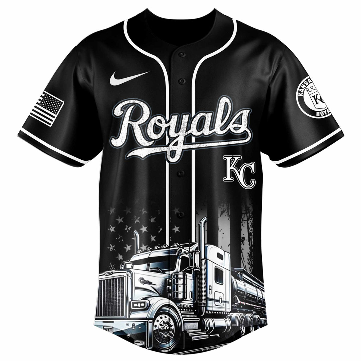 Kansas City Royals Nation Truck Driver Appreciation Week Limited Edition Jersey 2025