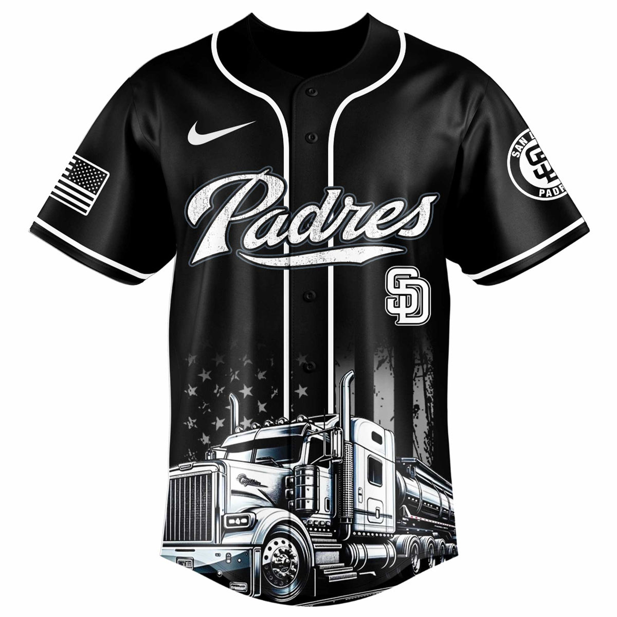 San Diego Padres Nation Truck Driver Appreciation Week Limited Edition Jersey 2025