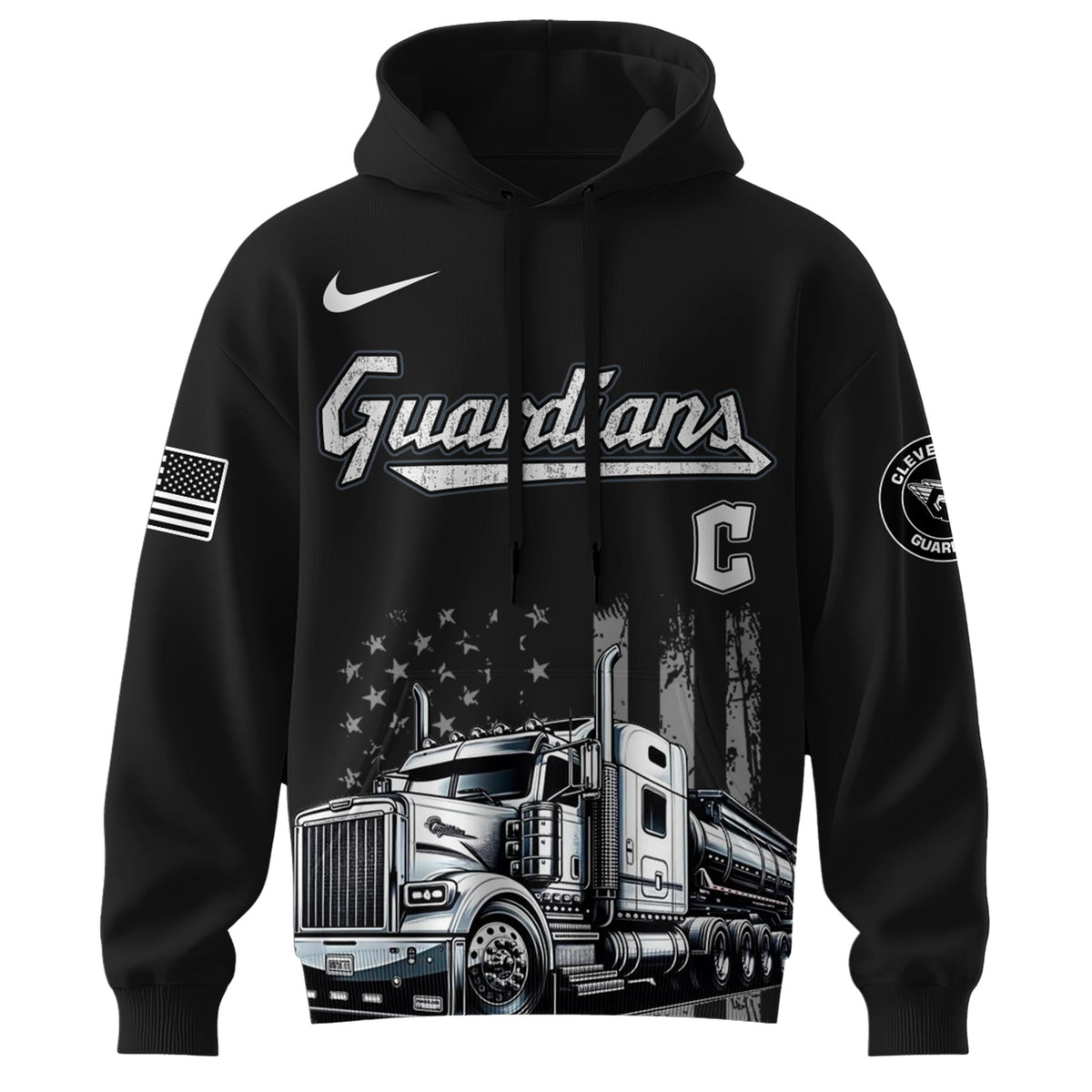 Cleveland Guardians Nation Truck Driver Appreciation Week Limited Edition Hoodie 2025