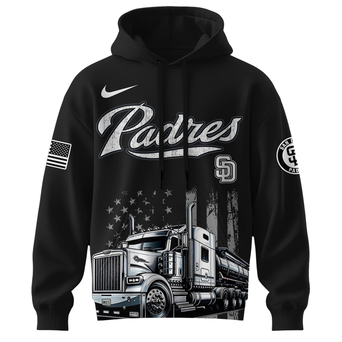San Diego Padres Nation Truck Driver Appreciation Week Limited Edition Hoodie 2025