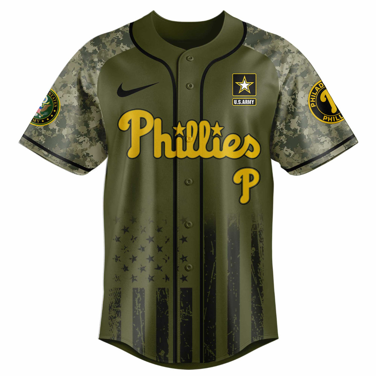 Philadelphia Phillies x 250 U.S. ARMY Jersey 03