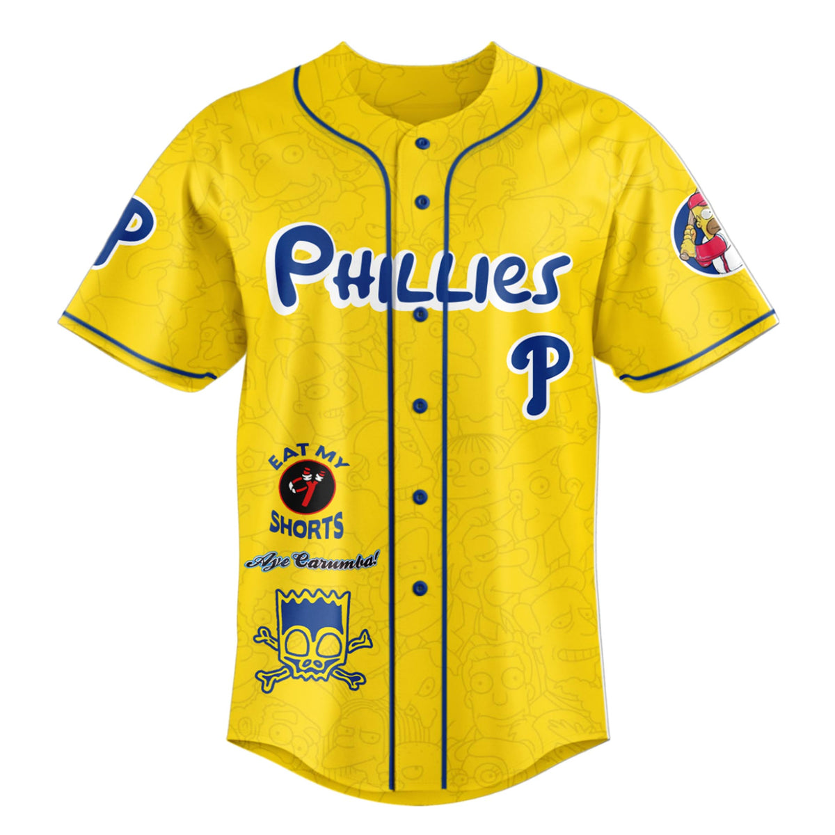 The Simpsons x Philadelphia Phillies Limited Edition Jersey 2025 Season