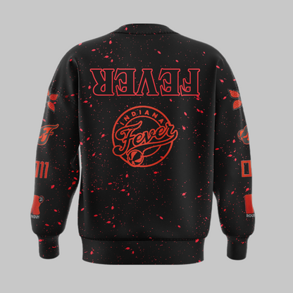 Indiana Fever Stranger Things Rebel Swingman Limited Edition Black Sweatshirt