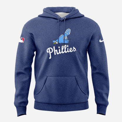 Philadelphia Phillies  Navy Blue Jay Logo 40's Hoodie For Fans