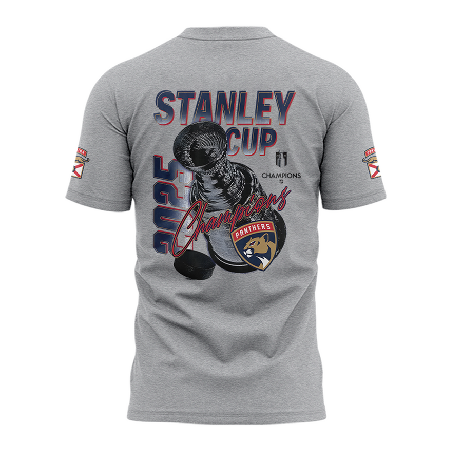 New T-Shirt Florida Panthers Back-To-Back Stanley Cup Champions