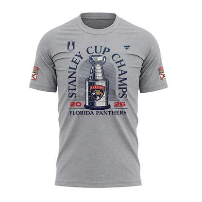 New T-Shirt Florida Panthers Back-To-Back Stanley Cup Champions
