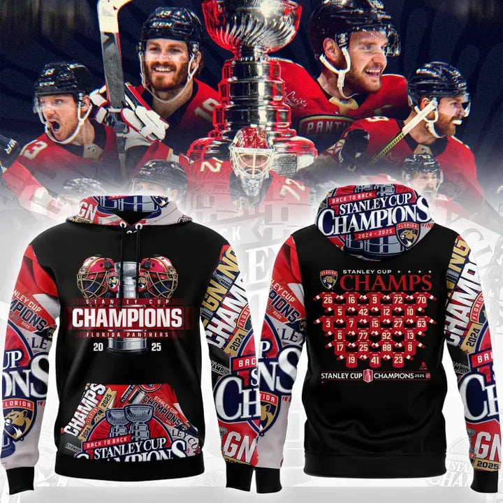 Special Edition Florida Panthers Back-To Back Champions Hoodie