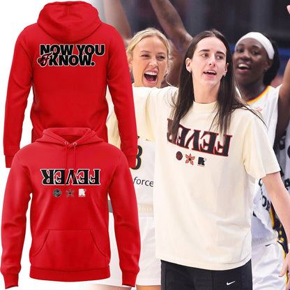 Exclusive Indiana Fever Stranger Things Hoodie Red