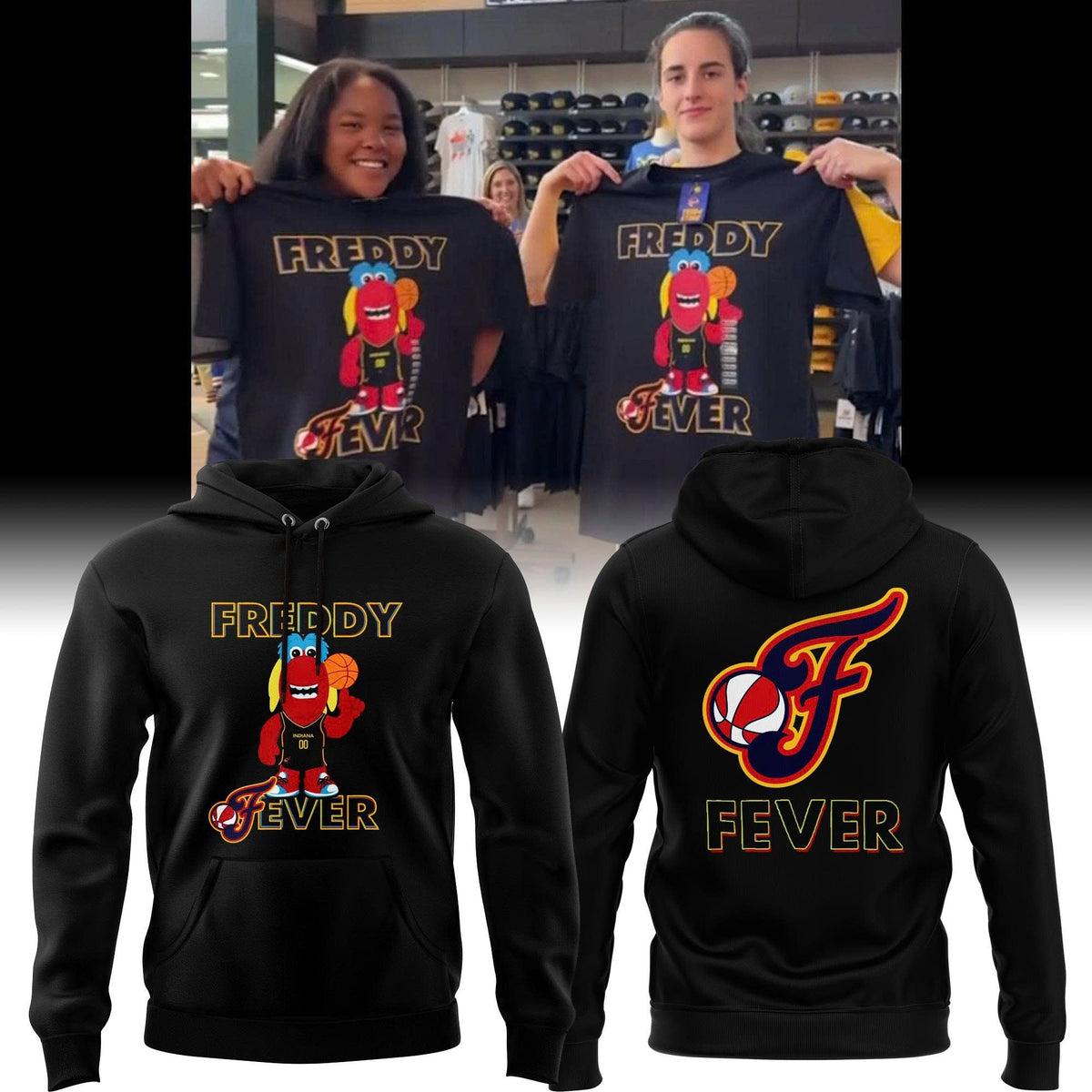 Exclusive Freddy Fever Limited Edition Black Hoodie