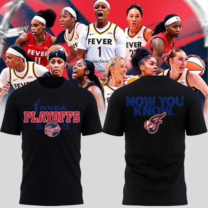 Limited Edition Play Offs Indiana Fever T-Shirt 2025 Play Offs