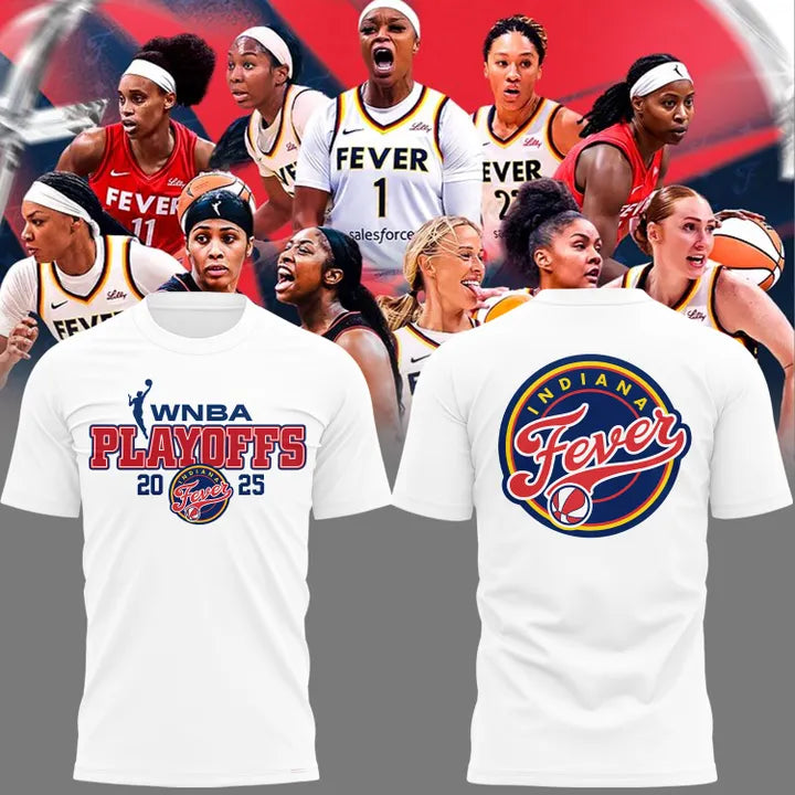 Limited Edition Indiana Fever T-Shirt 2025 Play Offs
