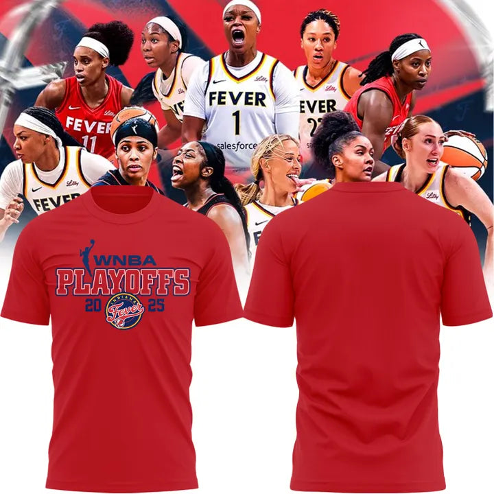 Limited Edition Play Offs Indiana Fever T-Shirt 2025 Play Offs