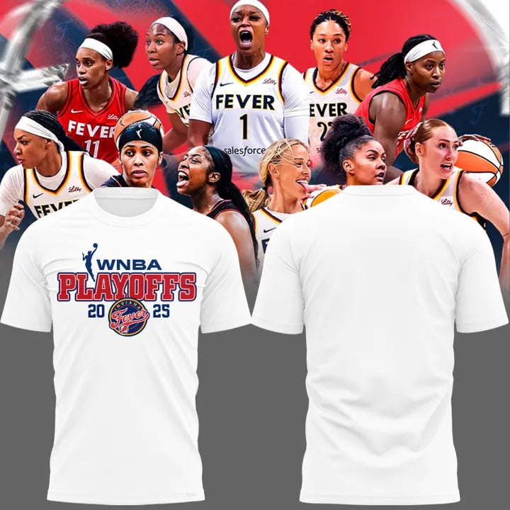 Limited Edition Play Offs Indiana Fever T-Shirt 2025 Play Offs