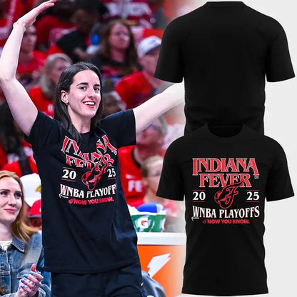 Caitlin Clark ” Shoutout The Fans ” Indiana Fever T-Shirt WNBA Playoff 2025