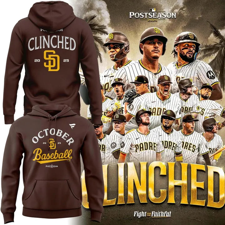 San Diego Padres October 2025 Postseason Hoodie