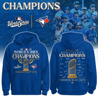 Toronto Blue Jays 2025 World Series Champions Limited Edition Combo Hoodie